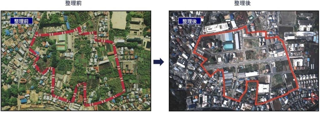 土地区画整理事業（施行後）