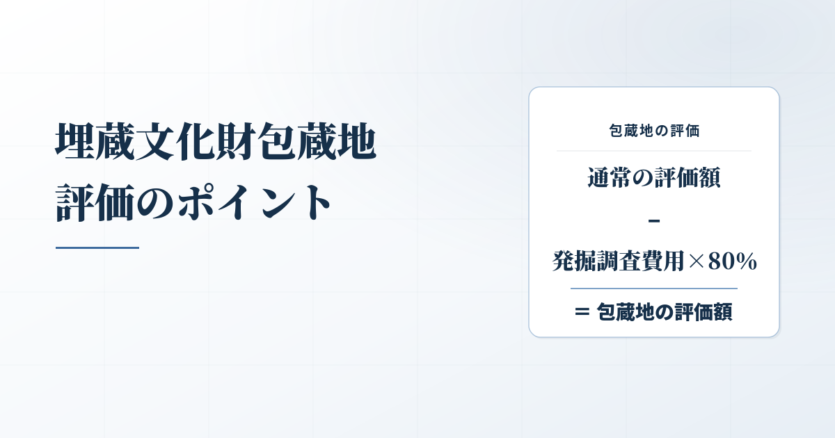 相続税評価が下がる？周知の埋蔵文化財包蔵地の評価ポイントのアイキャッチ画像